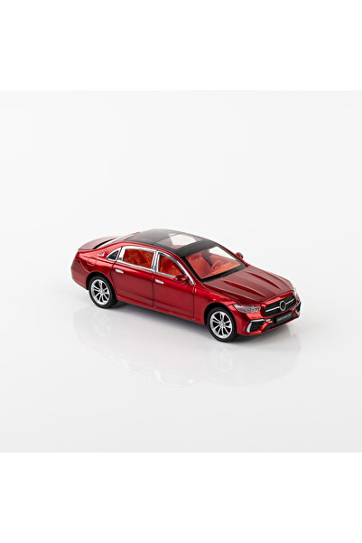 Vardem 1:24 Ölçek 4 Kapısı Kaput ve Bagajı Açılan Diecast Model Araba Kırmızı
