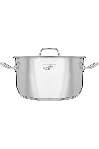 Generic Al Saif Gallery Indian steel pot, 28 cm - silver