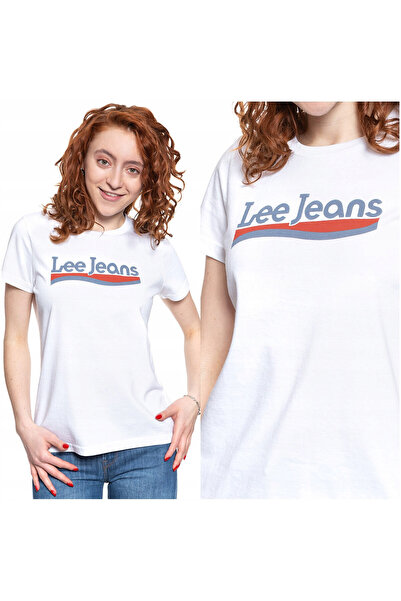 Lee Tricou Dama, Lee, Tricou Cu Guler Rotund, Croiala Slim, Maneci Scurte, Ma...