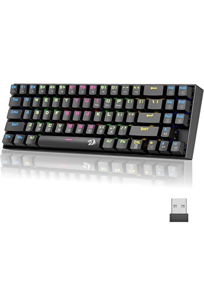 Generic لوحة مفاتيح الألعاب الميكانيكية بأسلاك/اللاسلكية Redragon K599، مدمج ...