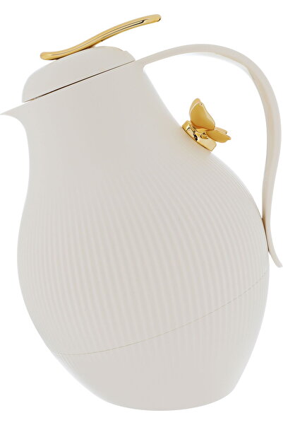 Generic ترمس دورا من معرض السيف، سعة 1.5 لتر، وعاء داخلي من الزجاج حراري ، غل...