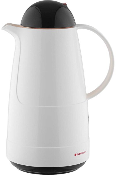 Generic Rotpunkt Thermos, 1 liter, inner material thermal glass - black and w...