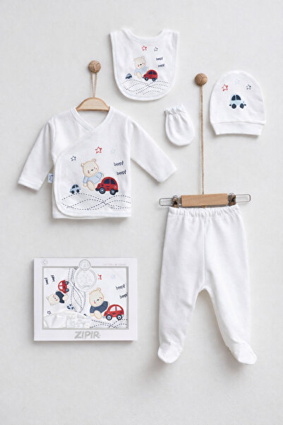 Rain Baby Baby Set Cotton 5 Piece Baby Boy Set 0-3 Months