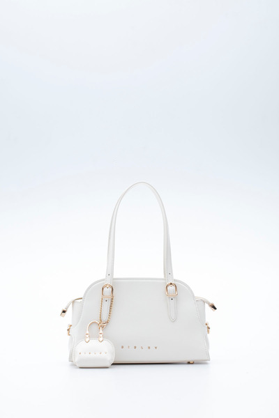 Sisley حقيبة كتف نسائية بيضاء SLY410