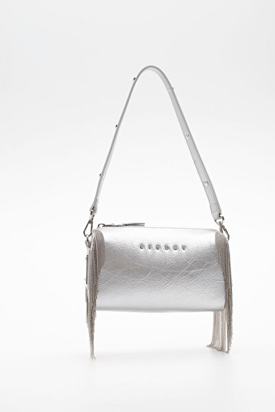Sisley Women's Shoulder Bag Silver Sly362
