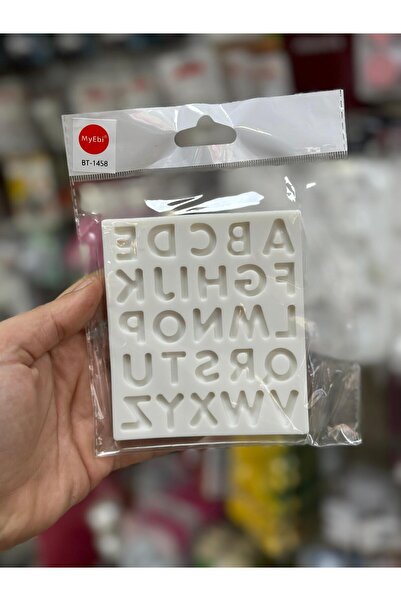 Adana Pasta Malzemeleri قالب سيليكون للأحرف الأبجدية BT-1458 بارتفاع 2 سم
