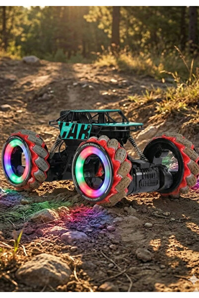 Gokidy Full Fonksiyon Şarj Edilebilir 4x4 Omni Yönlü Uzaktan Kumandalı RC Ara...