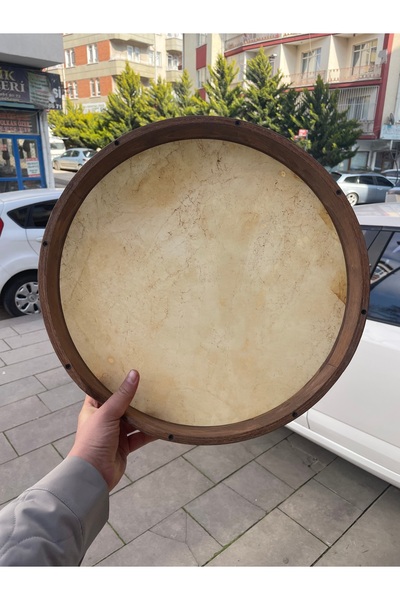 YANIKLAR MÜZİK Akortlu Hayvan Derili Bendir 45 cm (Kılıf Hediyeli)