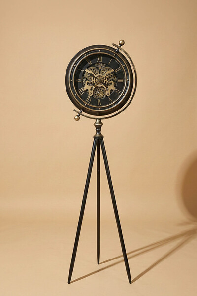 Perotti Waller v2 Çarklı Tripod Ayaklı Saat 40x155 Cm Dekoratif Mekanizmalı L...