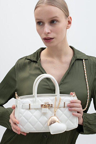 Matthew Cox حقيبة كتف نسائية بيضاء BYN2491