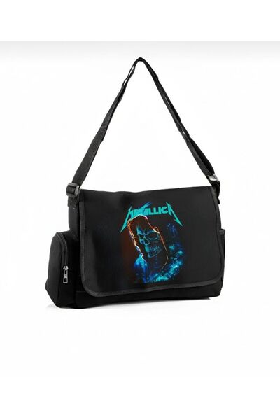 Weekeep Metallica Printed Unisex Messenger Bag/School Computer Bag