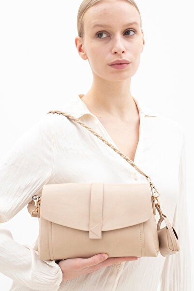 Matthew Cox Women's Shoulder Bag Beige Byn2454