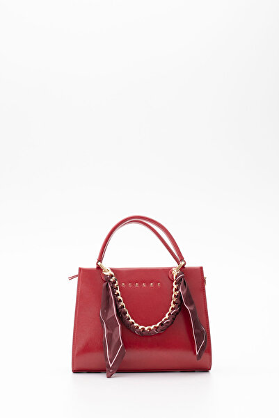 Sisley حقيبة كتف نسائية باللون الأحمر SLY368