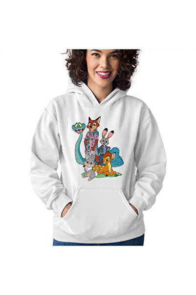 OEM Women's Sweatshirt Bambi Zootopia Bunny Snake Fox