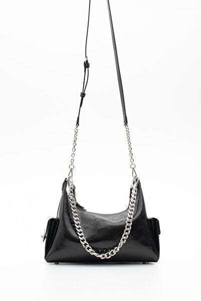 Sisley حقيبة كتف نسائية سوداء SLY381