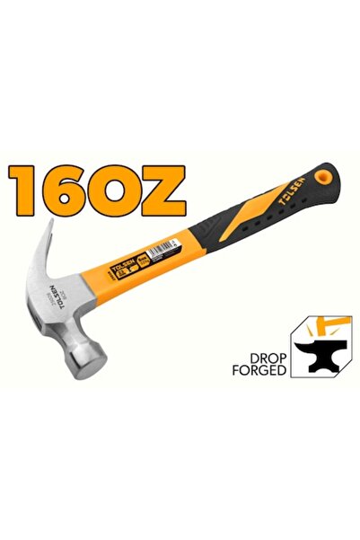 TOLSEN Curved Tip Hammer 450g GRIPro