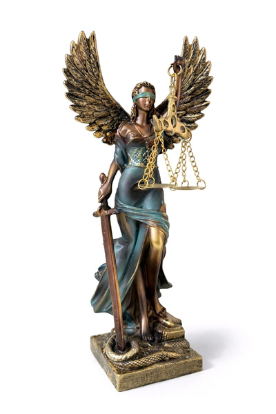 Epilons 24X7 cm Polyester Winged Justice Figurine