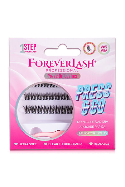 FOREVERLASH Gene false smoc autoadezive Starlight, cu adeziv preaplicat