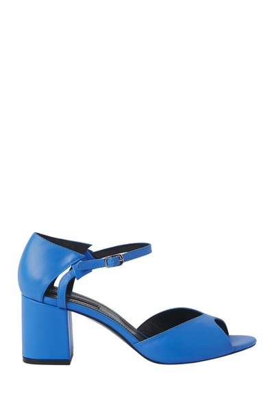 ToH Shoes Medeea Sandals Natural Blue Leather