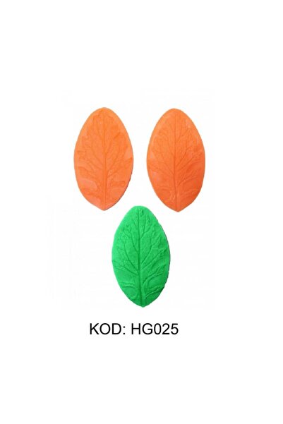 Adana Pasta Malzemeleri Hg-025 Leaf Veining Silicone Mold 7.5 X 6cm