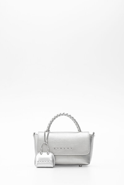 Sisley Women's Shoulder Bag Silver Sly386