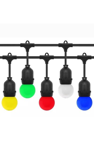 proled Ghirlandă luminoasă, 10 metri cu becuri LED colorate 20 incluse E27, IP44