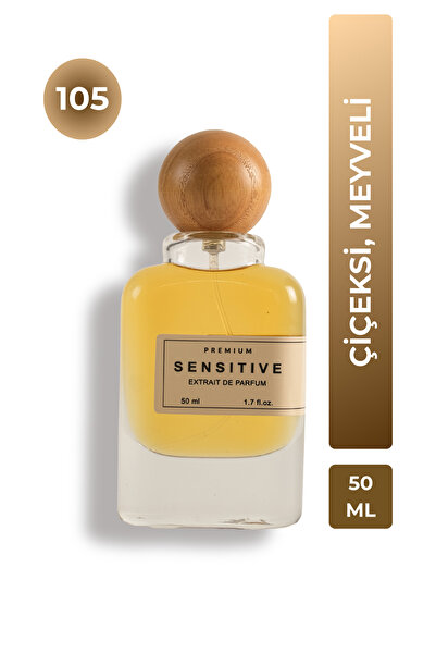 Sensitive 105 Unisex Parfüm 50 ml Çiçeksi, Meyveli