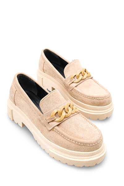 Riccon Women's Daily Loafer Shoes 00121150 Mink Suede