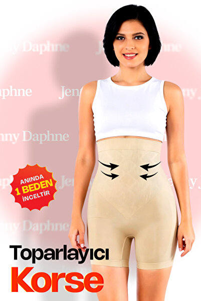 Jenny Daphne High Waist Tummy Control Corset Shaper Abdomen Firming Long Leg ...