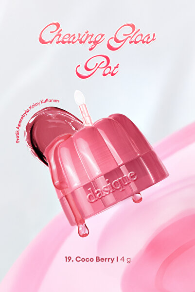 dasique Flexible Gel Texture, Moisturizing, Glossy Finish Lipstick & Blush Ch...