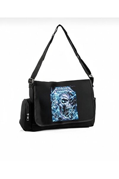 Weekeep Metallica Printed Unisex Messenger Bag/School Computer Bag