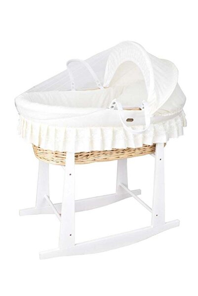 Mini Baby سرير سلة موسى للأطفال مع حامل هزاز