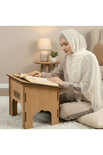 Vigo Wood Kitap Okuma Rahlesi Kuran Okuma Rahlesi Meşe