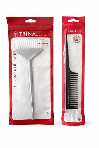 MADAME CANDY Paint Brush Wide and Comb Brush Double Set