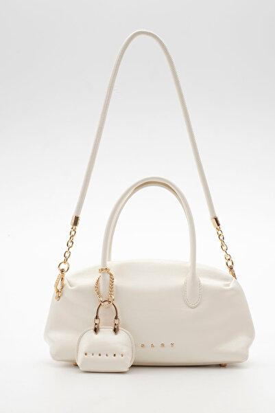 Sisley حقيبة كتف نسائية باللون الأبيض SLY418