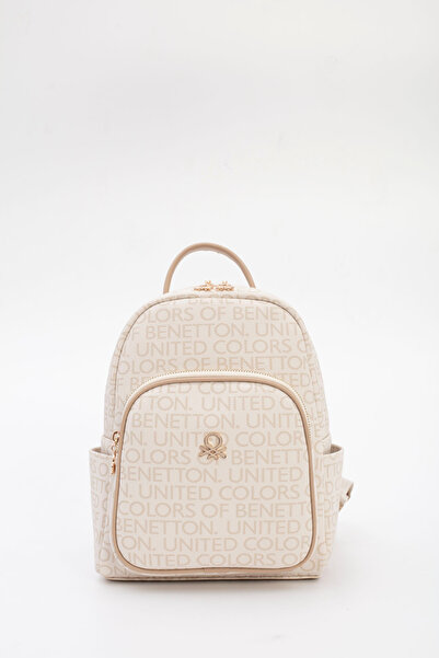 United Colors of Benetton Women's Backpack Beige Bnt1765