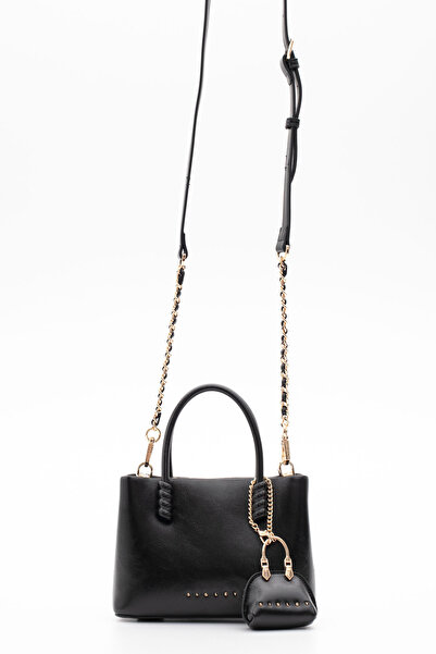 Sisley حقيبة كتف نسائية سوداء SLY396