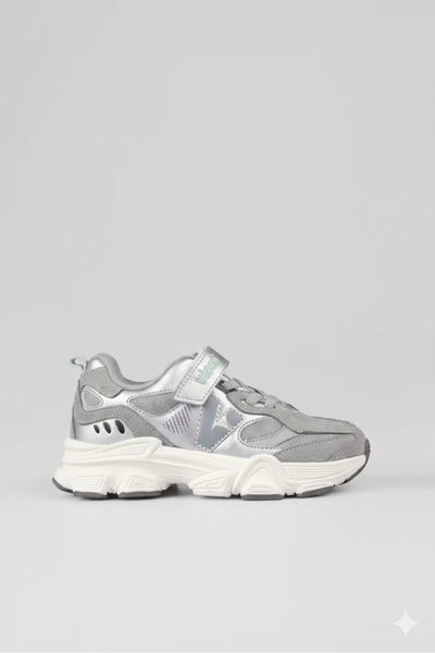 Vicco Wild Phlon Hafif Taban Cırtlı Çocuk Spor Ayakkabı GRİ