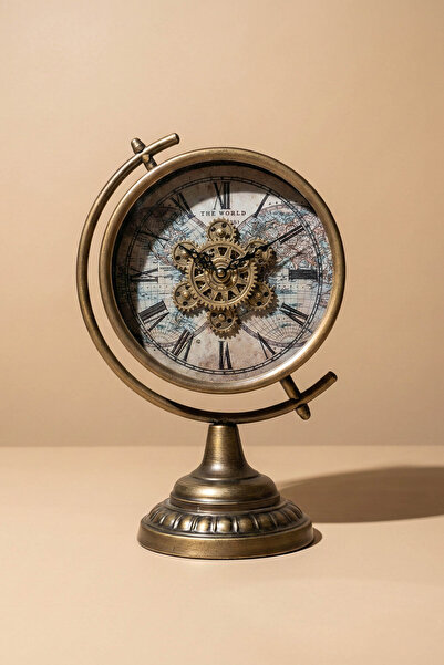 Perotti ساعة ويلر v2 ذات العجلات الدوارة مقاس 43 × 29 سم، ساعة مكتب وطاولة مز...