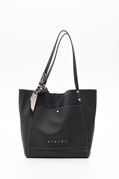 Sisley حقيبة كتف نسائية سوداء SLY433