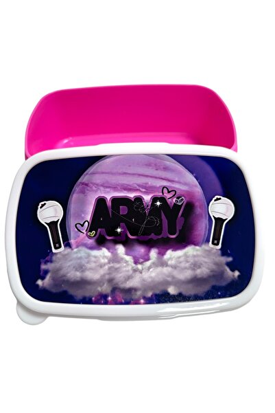LITTLE DARKS ART Personalized sandwich box with BTS Army Kpop logo