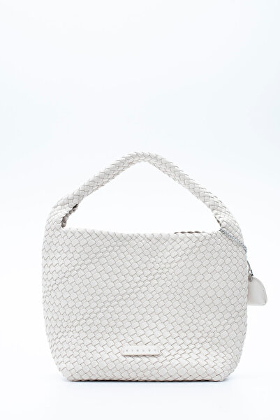 Sisley حقيبة كتف نسائية بيضاء SLY329