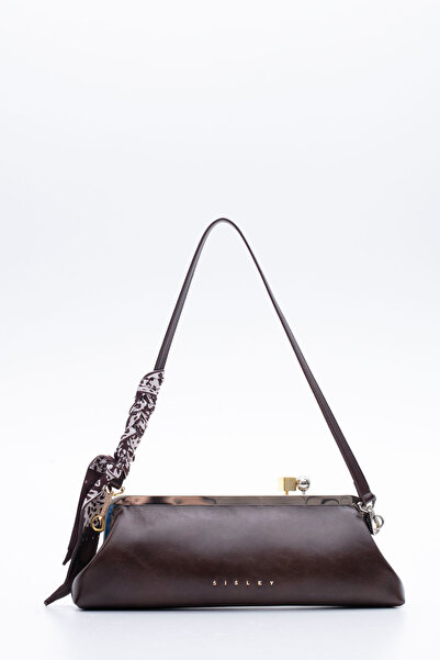 Sisley حقيبة كتف نسائية باللون البني SLY438