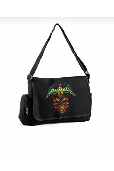 Weekeep Metallica Printed Unisex Messenger Bag/School Computer Bag