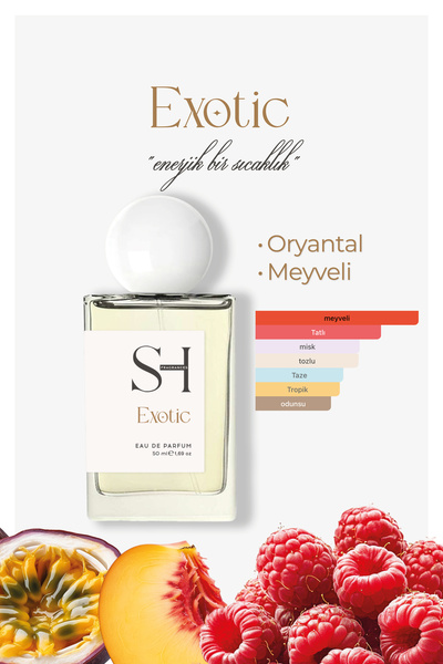 SH FRAGRANCES Exotic Unisex Parfüm | Oryantal-Meyveli| Şeftali-Armut-Ahududu ...
