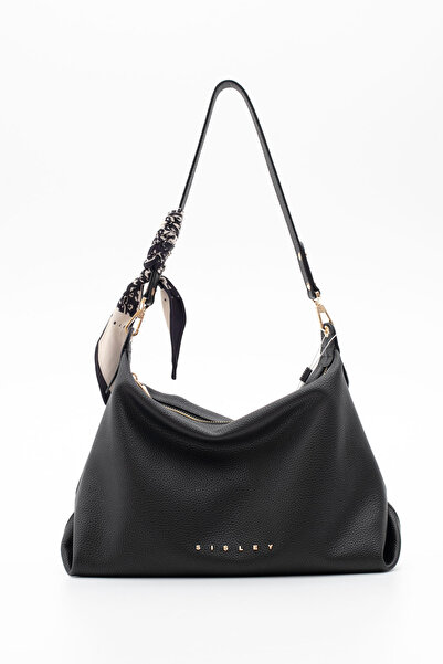 Sisley حقيبة كتف نسائية سوداء SLY434