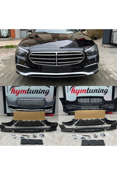 HYM MERCEDES E SERİSİ W213 EXCLUSIVE ÖN TAMPON + PANJUR SETİ 2020 -2023