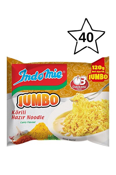 İndomie Körili Noodle Jumbo 120gr (40 Adet)