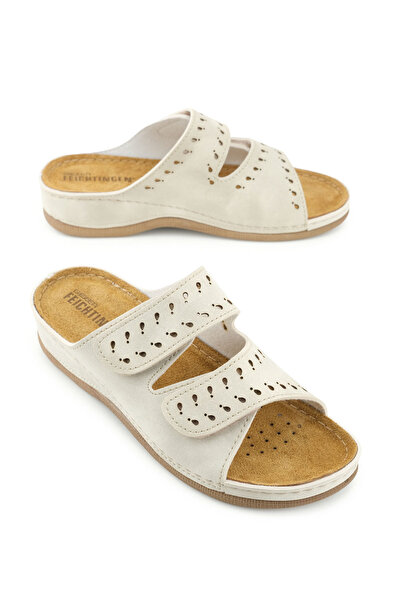 GEZER Women's Summer Insole Genuine Leather Velcro Adjustable Comfortable Sol...