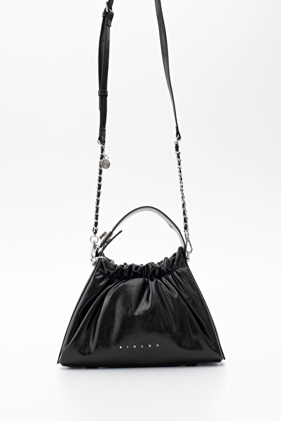 Sisley حقيبة كتف نسائية سوداء SLY334